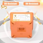 Trailer Jack Blocks 4 Pack: RV Camper Leveling Blocks for Tongue Jacks & Stabilizers