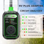 EyGde 30A RV Adapter: Surge Protector, Patented Male to Female Plug