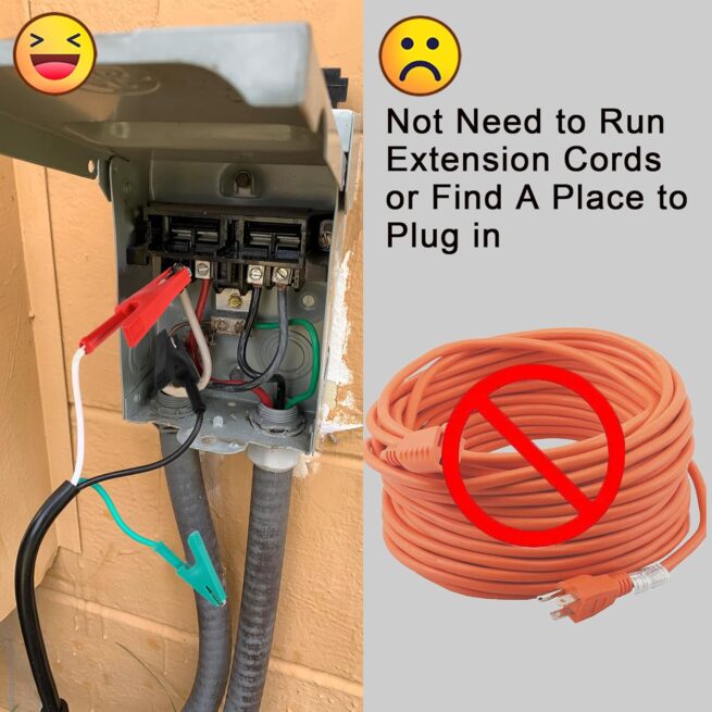 HVAC Adaptor Cord Heavy Duty, Yellow Jacket 69522 Compatible