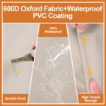 Leader Accessories 4-Pack Tire Covers - Heavy Duty Waterproof - Universal Fit - Tan