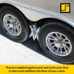 Stromberg Carlson JBP-T217.2 Tandem Axle T-Chock - RV Wheel Chock (2-Pack)