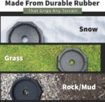 SnapPad Xtra (4-Pack) | RV Leveling: 9” Jack Feet, 61% More Stability | 5lbs/Pad | 11” Width