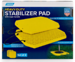 Camco XL Jack Pads | Stop RV Sinking | 17”x15”x1” | 2-Pack
