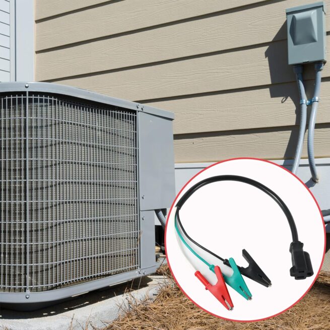 HVAC Adaptor Cord Heavy Duty, Yellow Jacket 69522 Compatible