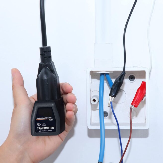 Dreyoo Circuit Breaker Finder Kit Tester, Clips, Adapter - ET300ET310