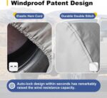 Explore Land Tire Covers 4 Pack - Tough Wheel Protector for Truck, SUV, Trailer