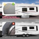 K-Musculo RV Tire Covers: Heavy-Duty Leather, 2 Pack, 30"-32" Dia - Gray