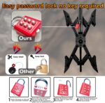 RVPNR Camper X-Chock Stabilizer: Adjustable, Hex Socket, Password Locks