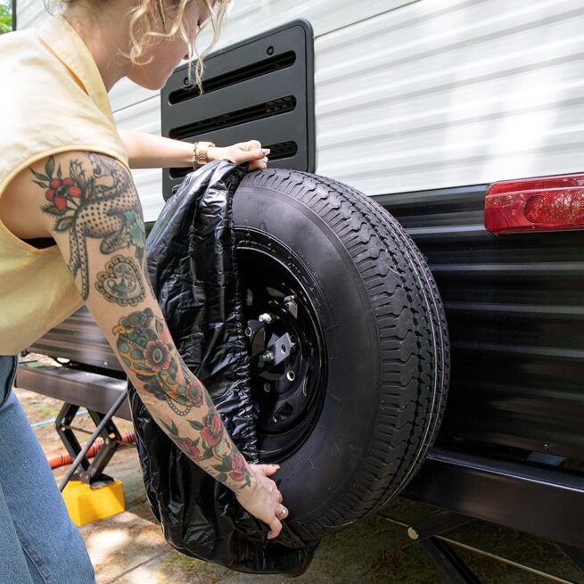 Camco FasTen RV Leveling Blocks: Interlocking Design, Customizable Height, Yellow, 10-Pack