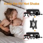 Camper Wheel Chock Sets | Heavy Duty | Double Speed | RV Tire Lock | Fits 3.5”-12