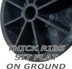 USA-Made Trailer Jack Block | Tested to 18,000 lbs | Stabilizing Pads