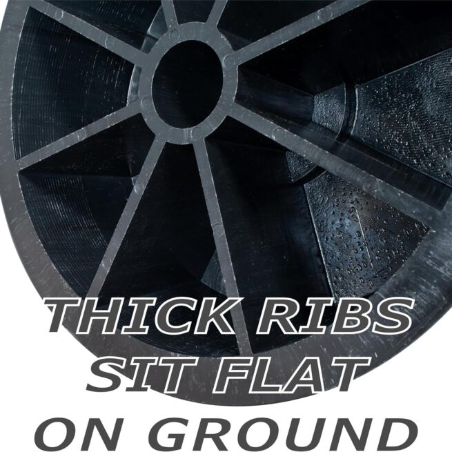 USA-Made Trailer Jack Block | Tested to 18,000 lbs | Stabilizing Pads