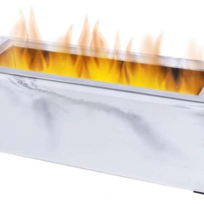 Tabletop Fire Pit Concrete, Smokeless, Marble - Personal Fireplace