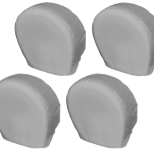 Explore Land Tire Covers 4 Pack - Tough Wheel Protector for Truck, SUV, Trailer