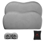 K-Musculo RV Tire Covers: Heavy-Duty Leather, 2 Pack, 30"-32" Dia - Gray