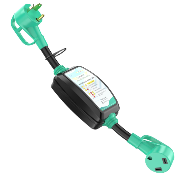 LATCH.IT 30A RV Surge Protector | Voltage Protection, Built-in Circuit Analyzer