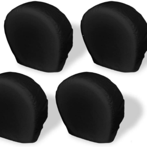 Explore Land Tire Covers 4 Pack - Tough, Universal, Black