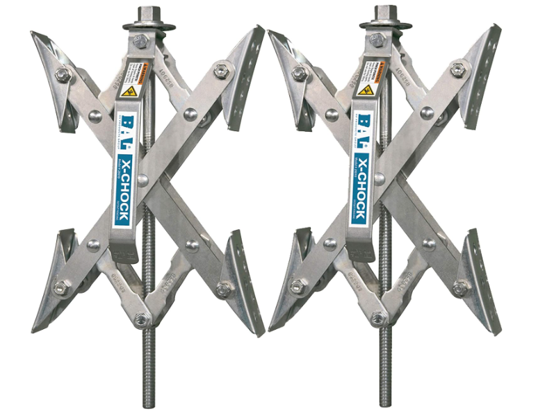 X-Chock Wheel Stabilizer Pair: One-Handle Design | 28012