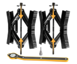 Camper Wheel Chock Sets | Heavy Duty | Double Speed | RV Tire Lock | Fits 3.5”-12