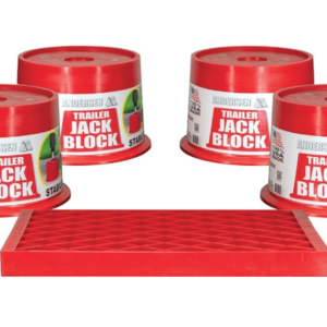 ANDERSEN HITCHES | RV Accessories: 6-Pack Trailer Jack Blocks + Free Clean Step
