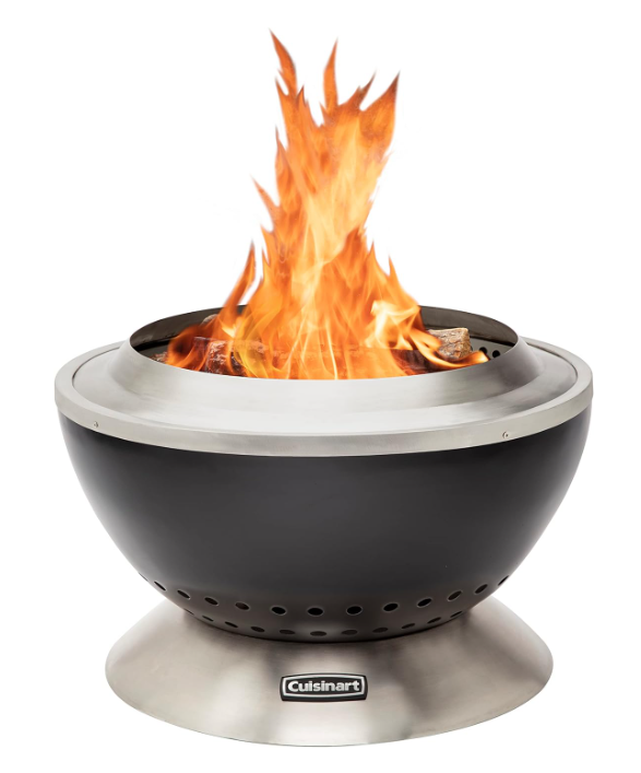 Cuisinart COH-800 Smokeless Fire Pit - 24" with Wind Guard & Removable Base